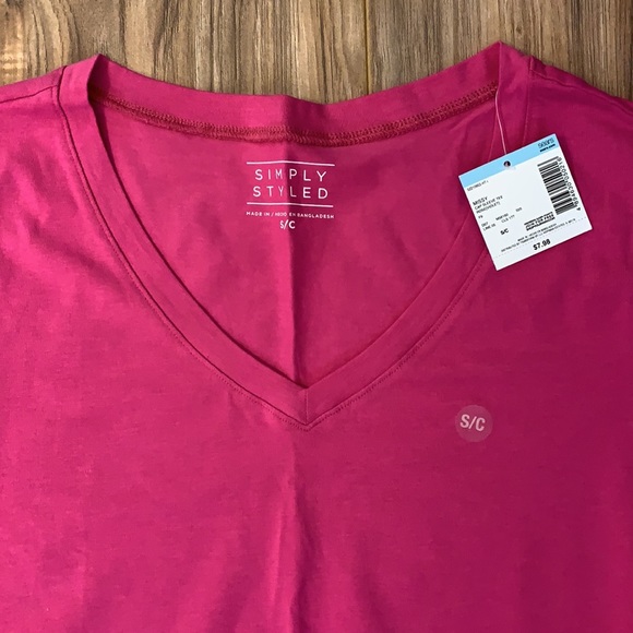 Rose/Violet Sleeve Tee - Picture 3 of 3